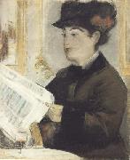Edouard Manet Femme lisant (mk40) oil on canvas